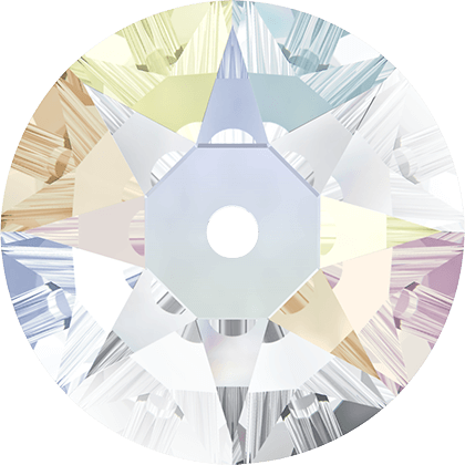 (image for) 3128/3188 4mm*. Crystal AB Sew On Pack Qty 72